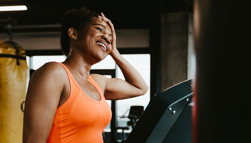 woman exercising